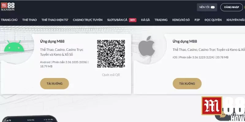 Hướng dẫn download tải M88 Hướng dẫn download tải M88