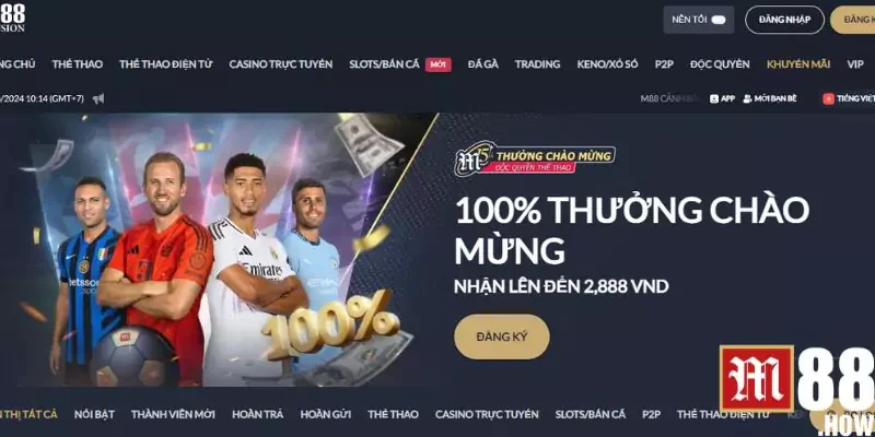 M88 link mới nhất hôm nay - Link vào - Đăng nhập 24/24 4 Một số chương trình khuyến mãi nổi trội tại nhà cái M88