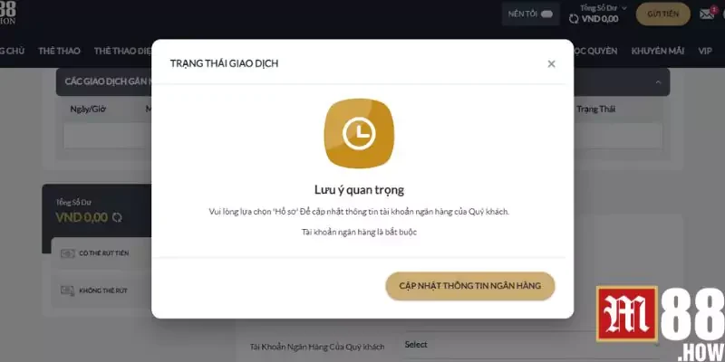 M88 link mới nhất hôm nay - Link vào - Đăng nhập 24/24 7 Cập nhật thông tin ngân hàng