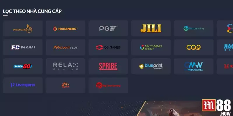 M88.vin Pro - Điểm đến lý tưởng của dân chơi cá cược 3 Mansion88 bắt tay với nhiều nhà cung cấp uy tín